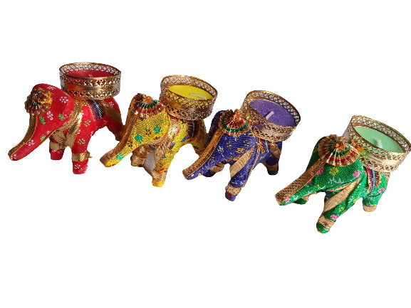 Royal Elephant Tealight Candle Holder